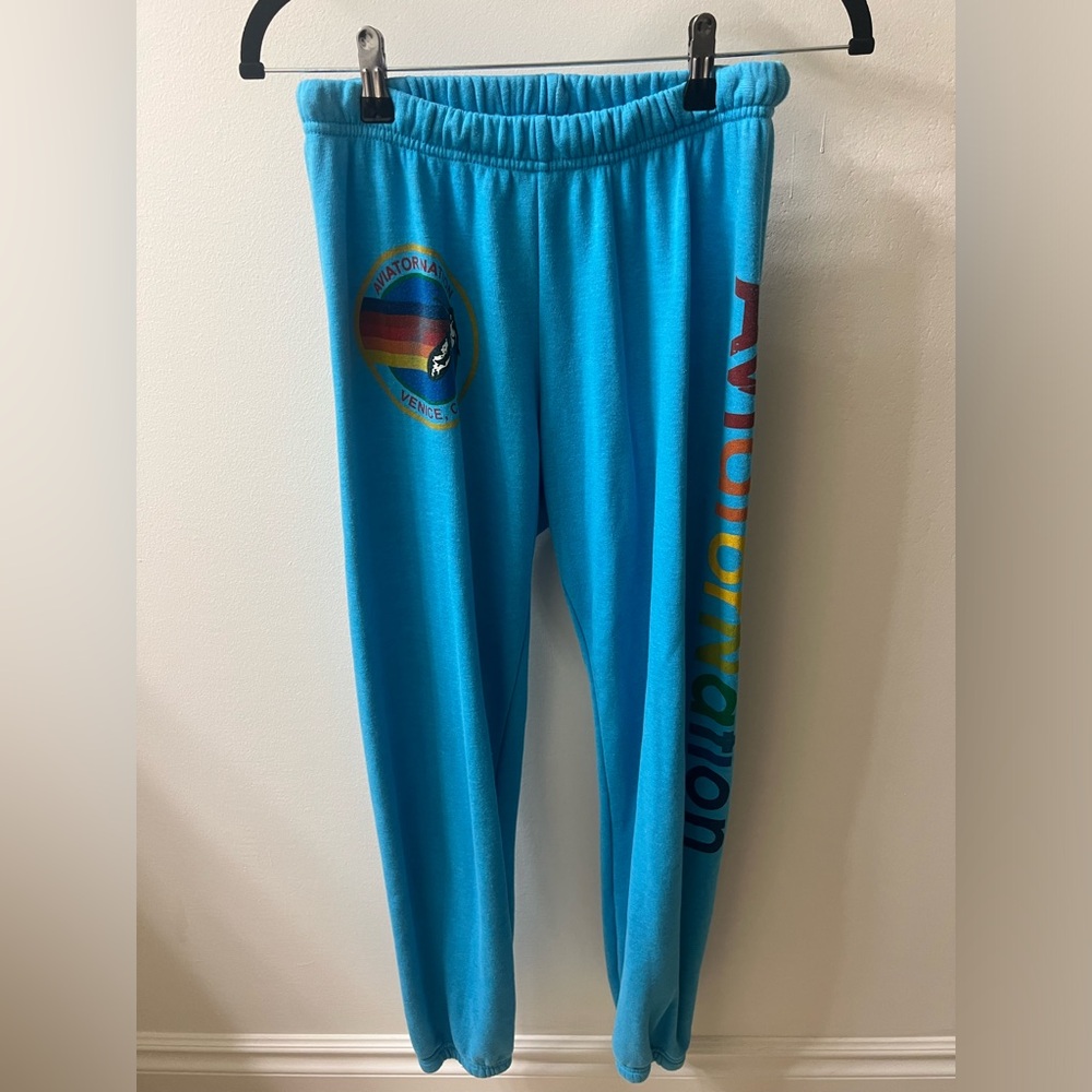 Aviator Nation Blue Sweatpants Size M